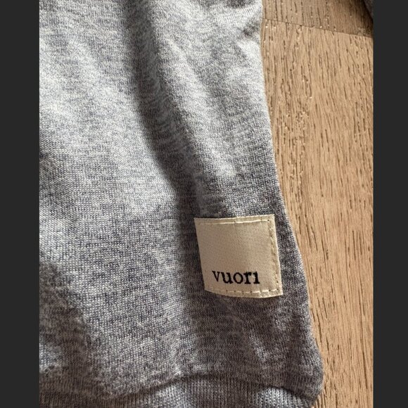 Gray Longsleeve Vuori Shirt, Size S - Picture 4 of 5